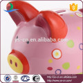 New pig design ceramic pottery money bank YScb0001-07